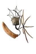 wrough iron object with hook