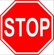 German Stop Sign