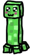Minecraft Cute Creeper drawing