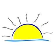 Sunrise Sunset Clip Art N10