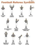 Football Referee Signals