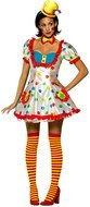 woman in clown costume