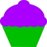 Snow White Cupcake Clip Art N2