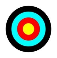 Darts In Target Clip Art