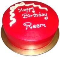 Red Birthday Cake Clipart