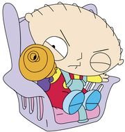 Stewie Griffin Vector Drawing