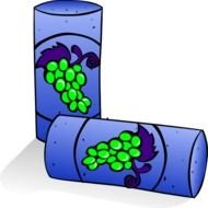 Wine Corks Vector Clip Art