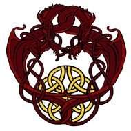 Celtic Dragon Shield