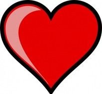 Herz Links Highlight Clip Art 432431jpg