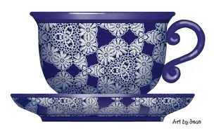 Cup And Saucer drawing