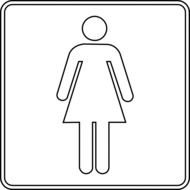 Woman Outline Clip Art darwing