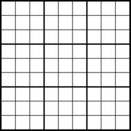 square black lined grid