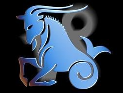 Capricorn Zodiac Sign drawing