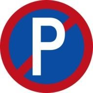 No Parking Signs N16