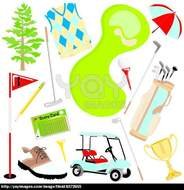 Funny Golf Clip Art N34