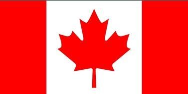 Flag of Canada with the maple leaf clipart