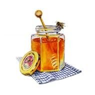 Honey and bee drawing