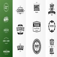 set of Vintage Logos