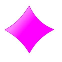 Diamond Playing Card Symbols Clip Art N3