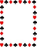 Playing Cards Clip Art drawing
