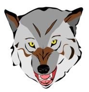 Wolf Face Clip Art N6