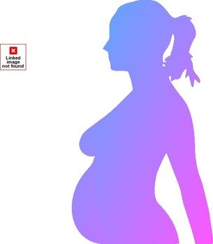 Pregnant Women Clip Art N10