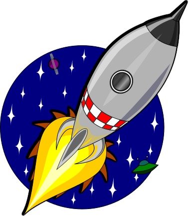 Space Rocket Clip Art N28