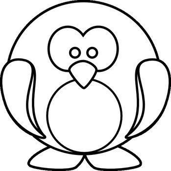 Cartoon Penguin Coloring Pages N2