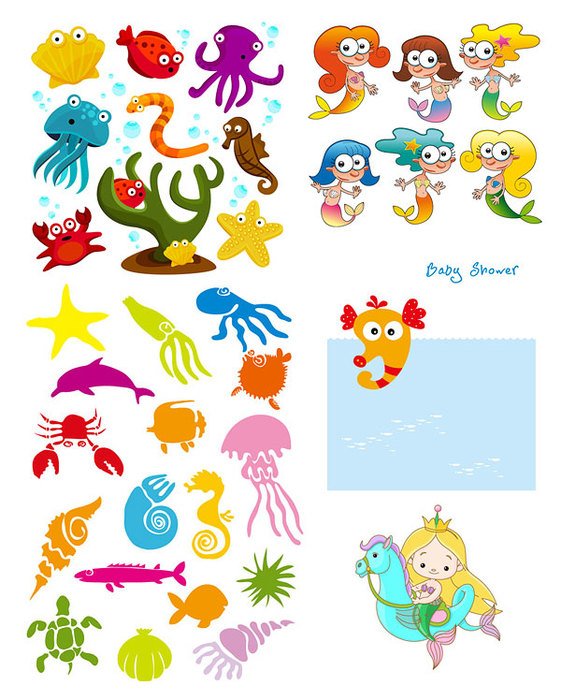 Cartoons Ocean Clip Art