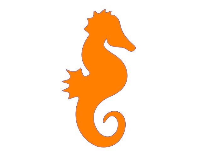 Seahorse Outline N3