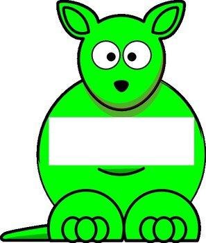 Kangaroo Cartoon Clip Art N28