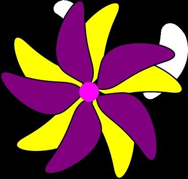 Flower Purple And Yellow By Simpletutorialsnet With