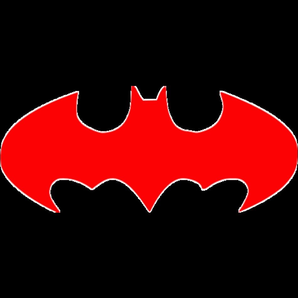Purple Batman Logo Black And Red