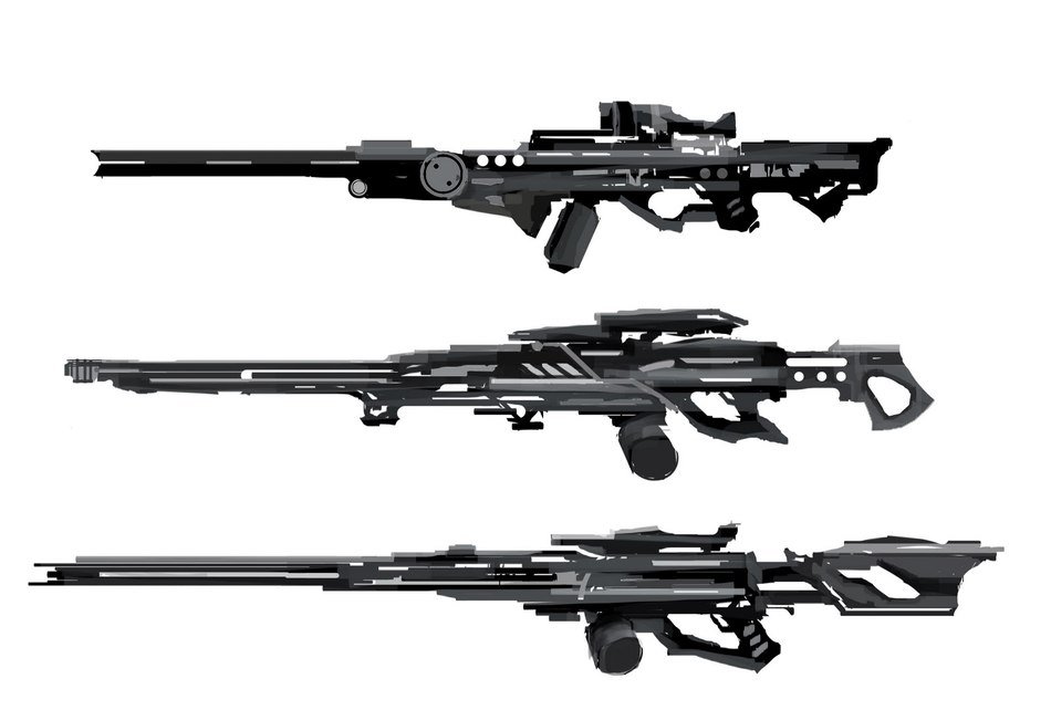 Sci Fi Sniper Rifle
