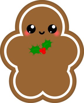 Gingerbread Boy Clip Art Free N3
