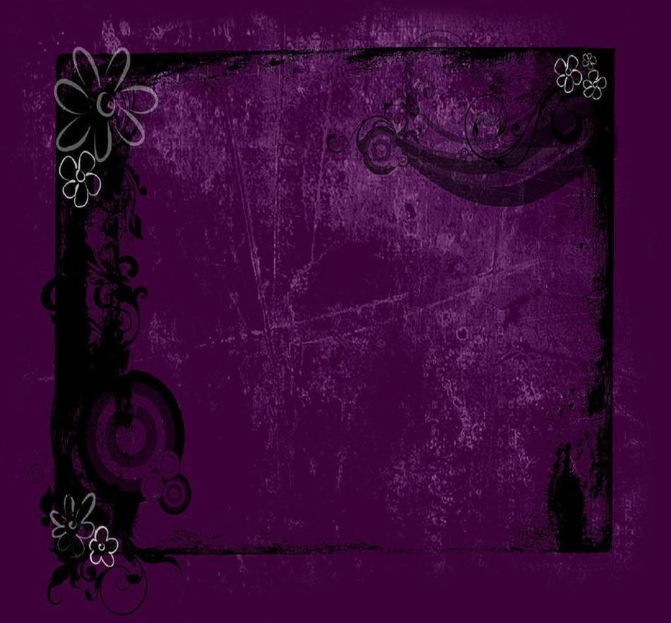 black frame on purple background