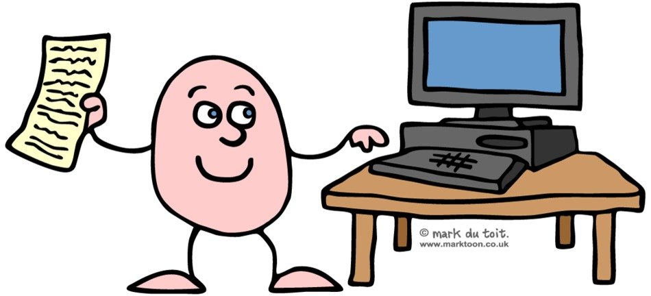 Working On Computer