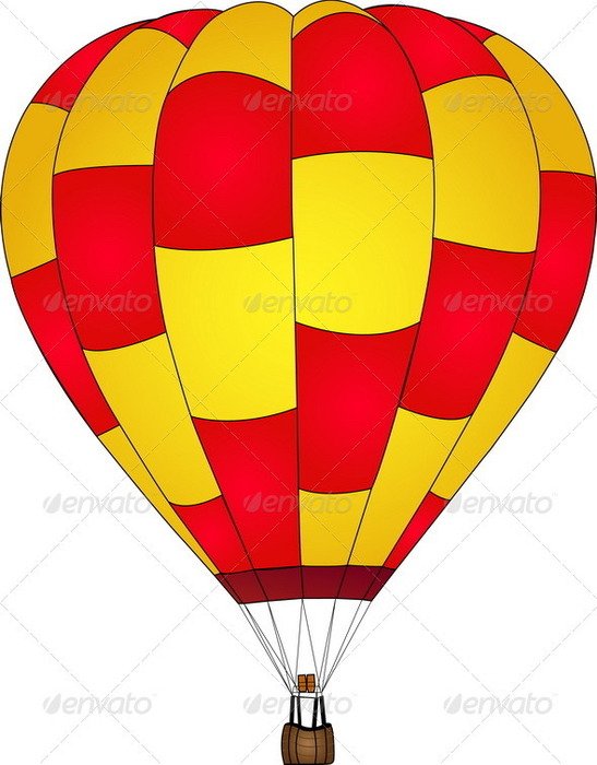 Hot Air Balloon Cartoon N8