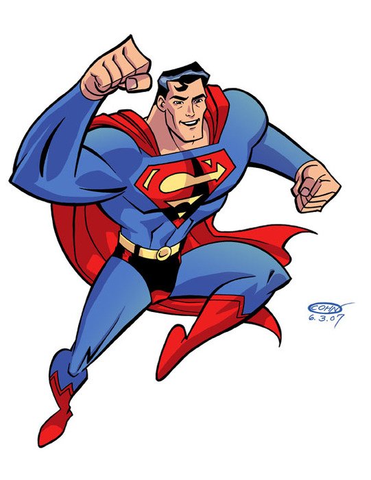 Superman Cartoon Clip Art N2