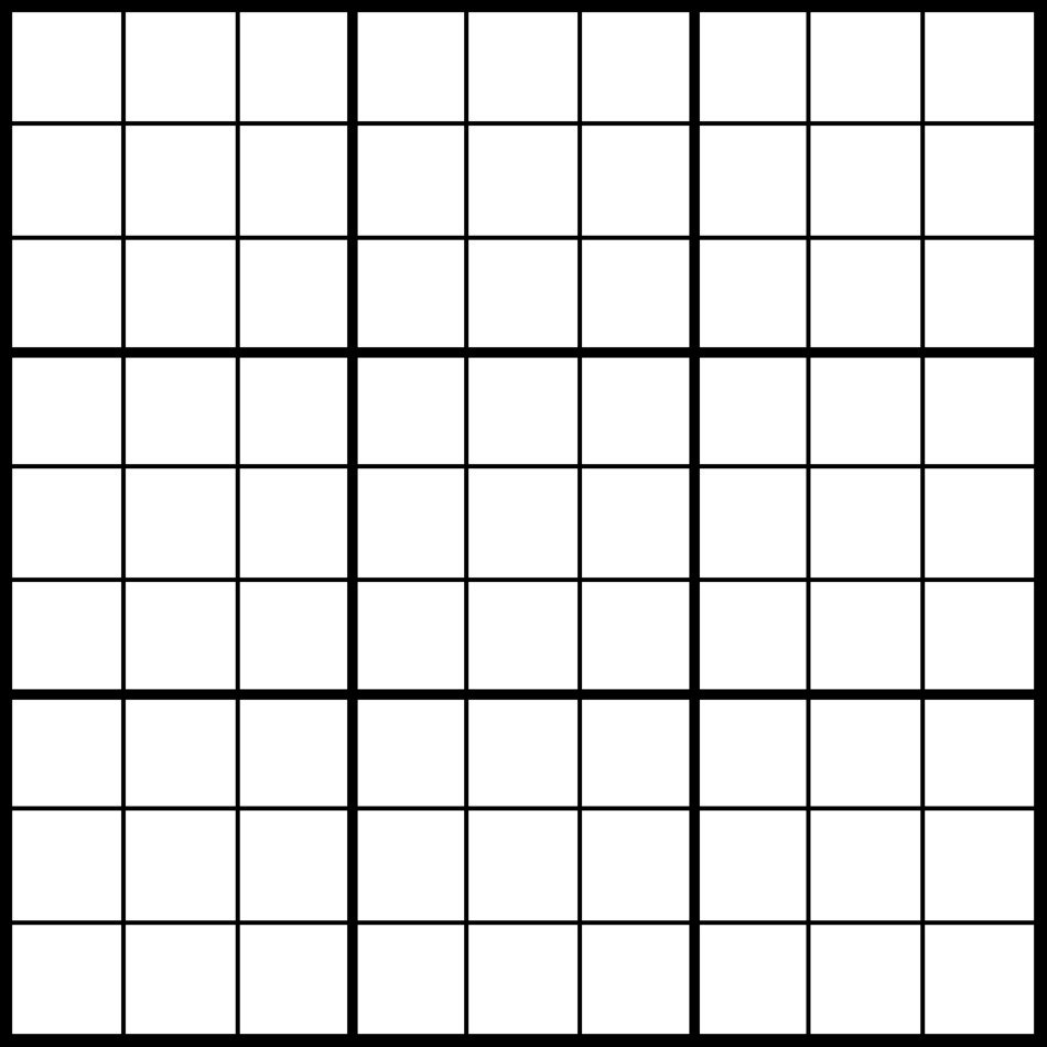 square black lined grid