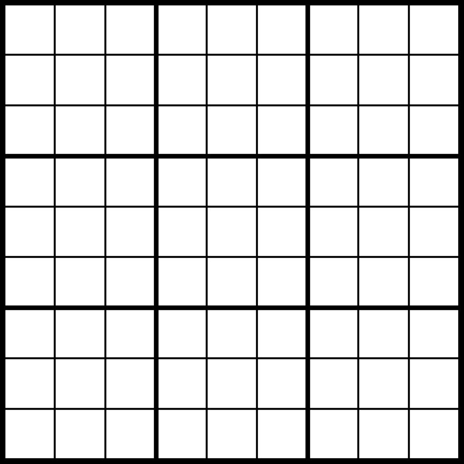 square black lined grid