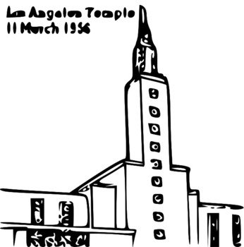 LDS Temple Clip Art N22