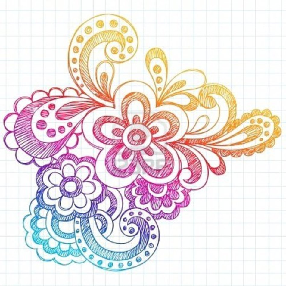 Henna Flower Doodles