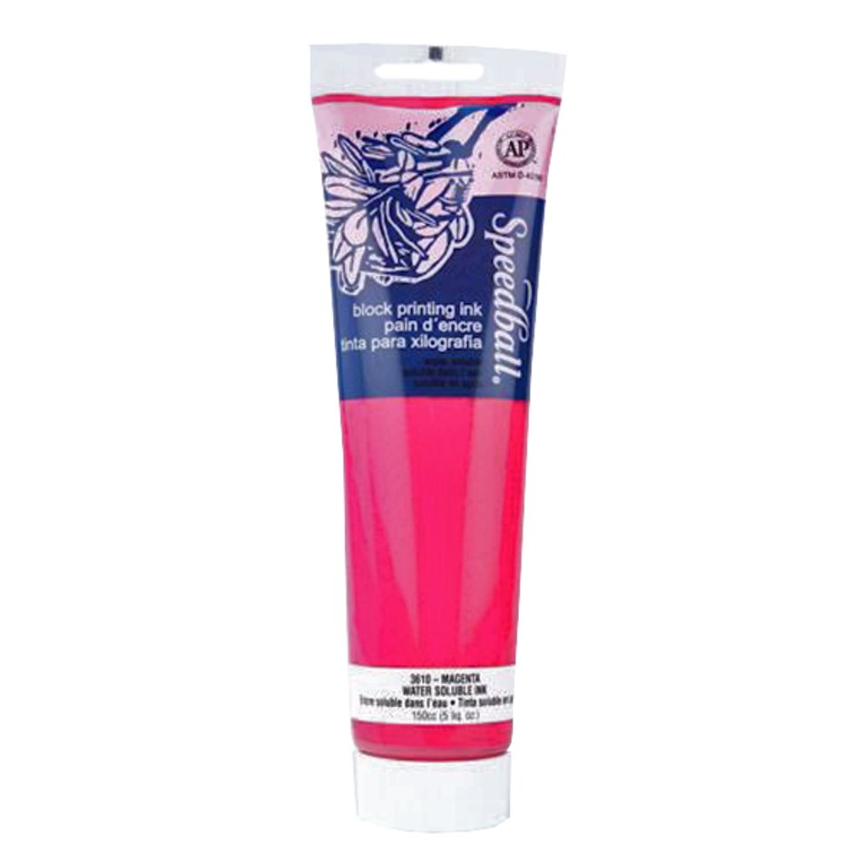 Speedball Water Soluble Block Printing Ink 150ml Magenta
