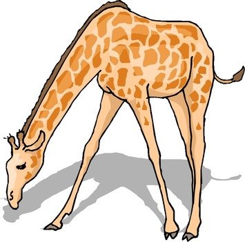 Giraffe Clip Art N114