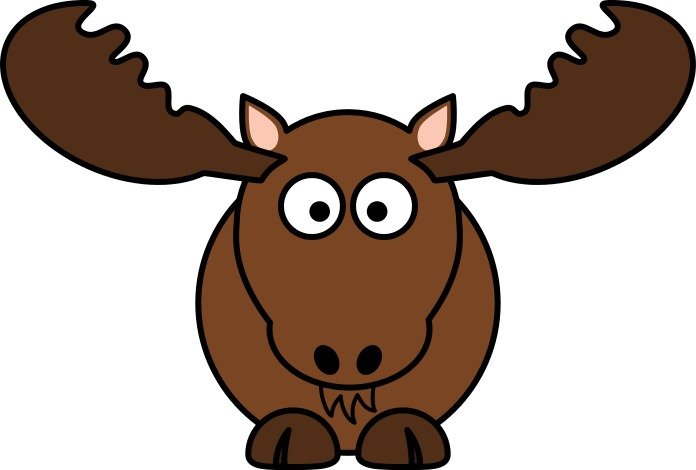 Cartoon Moose Clip Art N55
