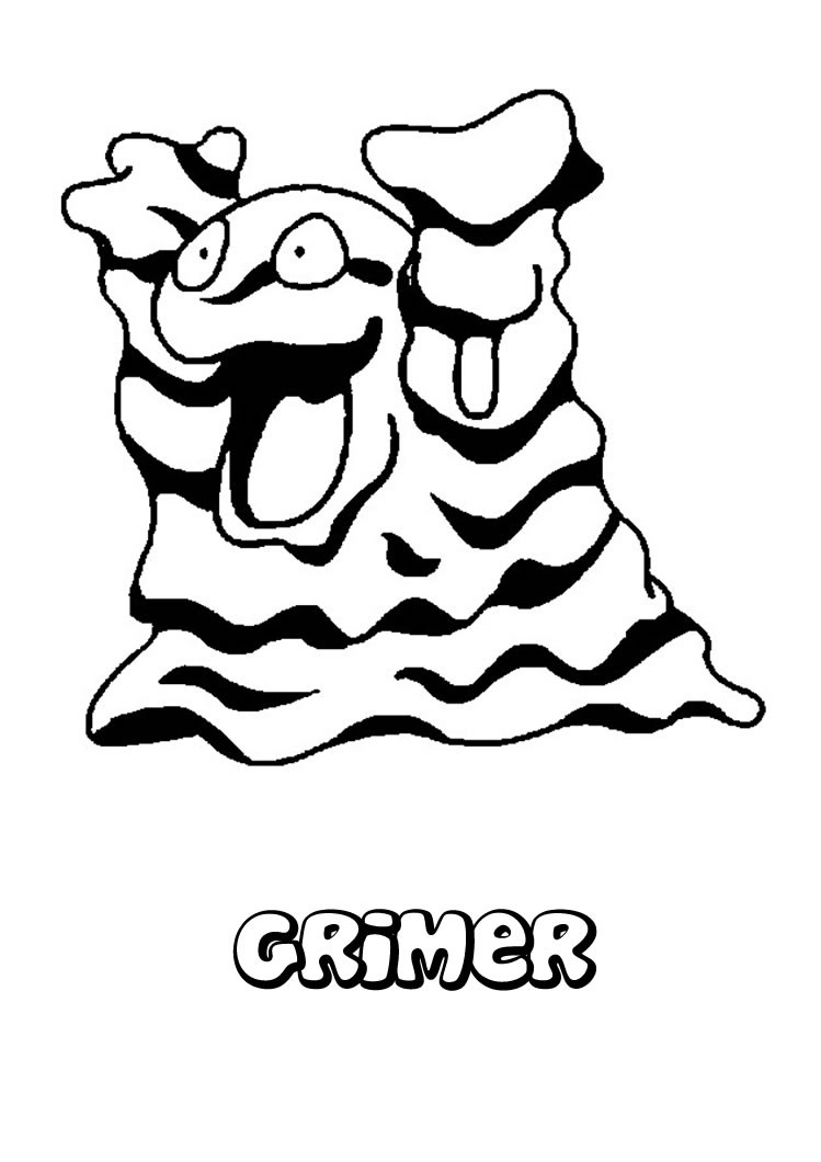 Poison Pokemon Coloring Pages drawing free image download