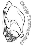 Happy Thanksgiving Coloring Pages drawing