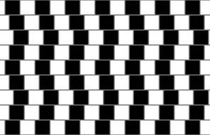 Parallel Lines Optical Illusion