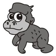 Gorilla Clip Art N16